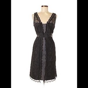 Moulinette Soeurs black/gray lace sleeveless dress